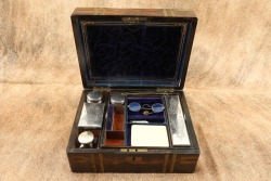 Colt Thuer Third Model Deringer .41 RF Short Pivot-Barrel Derringer In Gentlemen's Toiletry & Gambling Kit - 20