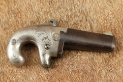 Antique Colt No. 1 Deringer .41 Short RF 2.5&rdquo; All-Metal Factory Engraved Derringer Pistol 1870-1890