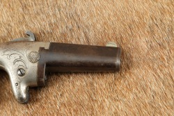 Antique Colt No. 1 Deringer .41 Short RF 2.5&rdquo; All-Metal Factory Engraved Derringer Pistol 1870-1890 - 3