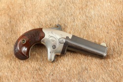 Antique Colt No. 2 Deringer .41 Short RF 2.5&rdquo; Walnut-Gripped Factory Engraved Derringer Pistol 1870-1890