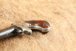 Antique Colt No. 2 Deringer .41 Short RF 2.5&rdquo; Walnut-Gripped Factory Engraved Derringer Pistol 1870-1890 - 9
