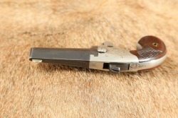 Antique Colt No. 2 Deringer .41 Short RF 2.5&rdquo; Walnut-Gripped Factory Engraved Derringer Pistol 1870-1890 - 12