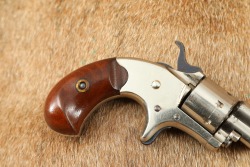 Early Colt 1875 Nickel Open Top Pocket Model .22 Rimfire 2.5&rdquo; Revolver Antique - 2