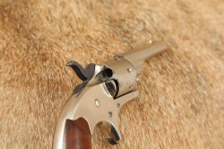 Early Colt 1875 Nickel Open Top Pocket Model .22 Rimfire 2.5&rdquo; Revolver Antique - 17