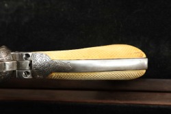 Cased Civil War Era Engraved Colt 1860 Army .44 Cal Percussion Revolver & Case 1862 Antique - 16