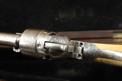 Cased Civil War Era Engraved Colt 1860 Army .44 Cal Percussion Revolver & Case 1862 Antique - 17
