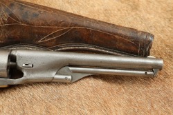 Civil War Era 1861 Colt Navy .36 Cal Percussion Cap & Ball Revolver & Holster 1863 Antique - 5