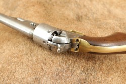 Civil War Era 1861 Colt Navy .36 Cal Percussion Cap & Ball Revolver & Holster 1863 Antique - 15