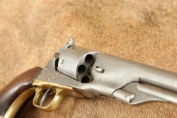 Civil War Era 1861 Colt Navy .36 Cal Percussion Cap & Ball Revolver & Holster 1863 Antique - 21