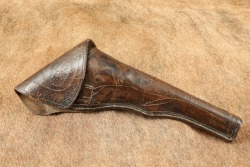 Civil War Era 1861 Colt Navy .36 Cal Percussion Cap & Ball Revolver & Holster 1863 Antique - 22