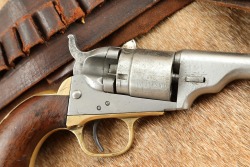 Civil War Colt M1861 Navy Pocket .38 Rimfire Factory Converted Revolver Antique - 4