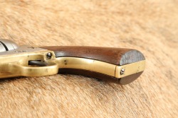 Civil War Colt M1861 Navy Pocket .38 Rimfire Factory Converted Revolver Antique - 12