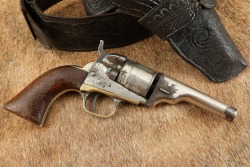 Civil War Colt 1849 Pocket .38 Centerfire Factory Converted Nickel Revolver 1869 Antique - 3