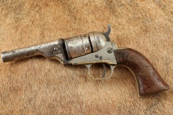 Civil War Colt 1849 Pocket .38 Centerfire Factory Converted Nickel Revolver 1869 Antique - 8