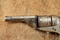Civil War Colt 1849 Pocket .38 Centerfire Factory Converted Nickel Revolver 1869 Antique - 9