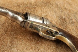 Civil War Colt 1849 Pocket .38 Centerfire Factory Converted Nickel Revolver 1869 Antique - 13