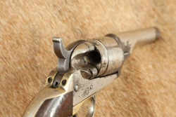 Civil War Colt 1849 Pocket .38 Centerfire Factory Converted Nickel Revolver 1869 Antique - 19