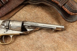 Civil War Colt 1849 Pocket .38 Centerfire Factory Converted Nickel Ivory Revolver Antique MFD 1852 - 5