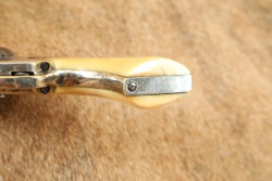 Civil War Colt 1849 Pocket .38 Centerfire Factory Converted Nickel Ivory Revolver Antique MFD 1852 - 13