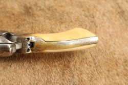 Civil War Colt 1849 Pocket .38 Centerfire Factory Converted Nickel Ivory Revolver Antique MFD 1852 - 14