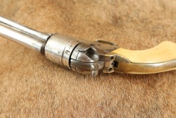 Civil War Colt 1849 Pocket .38 Centerfire Factory Converted Nickel Ivory Revolver Antique MFD 1852 - 15