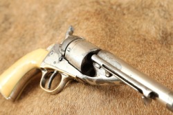 Civil War Colt 1849 Pocket .38 Centerfire Factory Converted Nickel Ivory Revolver Antique MFD 1852 - 21