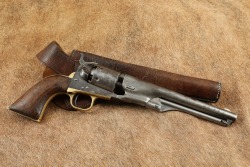 Post-Civil War Colt Model 1861 Navy .36 Caliber Ball Percussion Revolver 1871 Antique