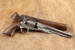 Post-Civil War Colt Model 1861 Navy .36 Caliber Ball Percussion Revolver 1871 Antique - 2