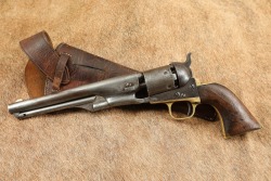 Post-Civil War Colt Model 1861 Navy .36 Caliber Ball Percussion Revolver 1871 Antique - 6