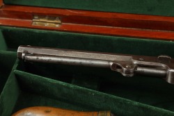 Cased Civil War-Era Colt Model 1851 Navy .36 Cal Percussion Revolver w/ Pearl 1863 Antique - 12