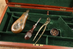 Cased Civil War-Era Colt Model 1851 Navy .36 Cal Percussion Revolver w/ Pearl 1863 Antique - 25