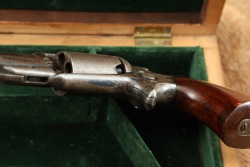 Colt Model 1855 Root Sidehammer Model 2 .28 Caliber Single Action Revolver & Fitted Case 1860 Antique - 11
