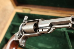 Colt Model 1855 Root Sidehammer Model 2 .28 Caliber Single Action Revolver & Fitted Case 1860 Antique - 18