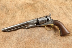 Colt 1860 Army Model, Civil War-Era Inspector Marked .44 Cal 8&rdquo; Percussion Revolver & Letter 1862 Antique - 5