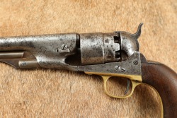 Colt 1860 Army Model, Civil War-Era Inspector Marked .44 Cal 8&rdquo; Percussion Revolver & Letter 1862 Antique - 7