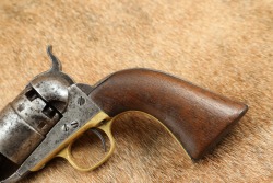 Colt 1860 Army Model, Civil War-Era Inspector Marked .44 Cal 8&rdquo; Percussion Revolver & Letter 1862 Antique - 8