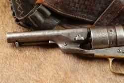 Colt Model 1860 Army Richards Conversion .44 Colt 5.5&rdquo; Single Action Revolver 1871 Antique - 7