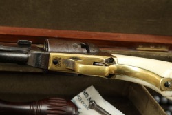 Cased Colt Model 1851 Navy .36 Cal Percussion Cap & Ball Revolver w/ Ivory 1861 Antique - 12