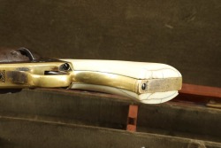 Cased Colt Model 1851 Navy .36 Cal Percussion Cap & Ball Revolver w/ Ivory 1861 Antique - 13