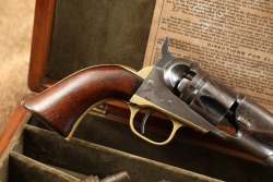 Cased Colt Model 1862 Police Pocket .36 Cal Percussion Cap Ball 6.5&rdquo; Revolver 1867 Antique - 3