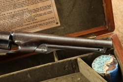 Cased Colt Model 1862 Police Pocket .36 Cal Percussion Cap Ball 6.5&rdquo; Revolver 1867 Antique - 5