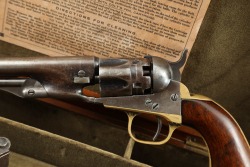 Cased Colt Model 1862 Police Pocket .36 Cal Percussion Cap Ball 6.5&rdquo; Revolver 1867 Antique - 8