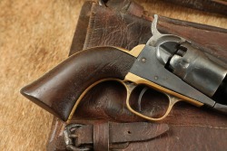 Colt Model 1862 Police Pocket .36 Cal Percussion Cap Ball Revolver & Holster Antique - 2