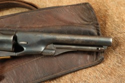Colt Model 1862 Police Pocket .36 Cal Percussion Cap Ball Revolver & Holster Antique - 4