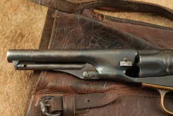 Colt Model 1862 Police Pocket .36 Cal Percussion Cap Ball Revolver & Holster Antique - 5