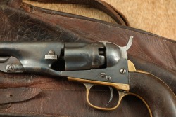 Colt Model 1862 Police Pocket .36 Cal Percussion Cap Ball Revolver & Holster Antique - 6