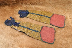 Antique 1860s Late Edo Period Japanese Kote Hand & Forearm Samurai Armor - 16