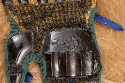 Antique 1860s Late Edo Period Japanese Kote Hand & Forearm Samurai Armor - 20