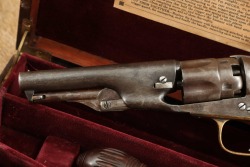 Cased Colt Model 1862 Police Pocket .36 Cal Percussion Cap Ball 4.5&rdquo; Revolver 1863 Antique - 7