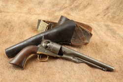 Colt Model 1860 Army .44 Cal Post Civil War Cap & Ball Revolver & Rig 1870 Antique - 2